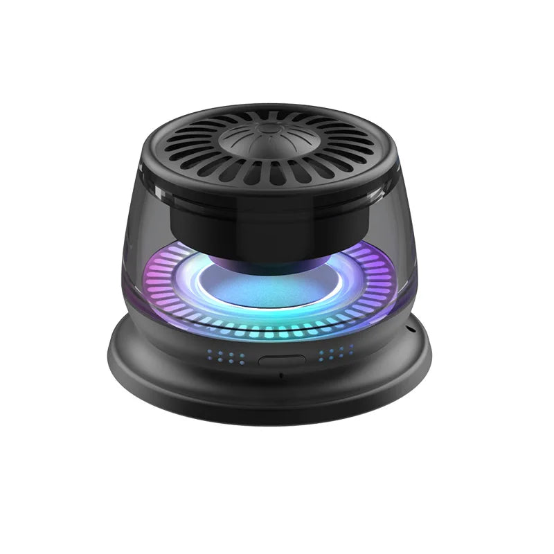 Wireless Bluetooth speaker Gift Magnetic bracket portable High-sound quality TWS interconnected LED color light mini speaker