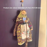 Halloween Kitchen Witch Doll Witch Doll Door Decor Good Luck Charm Home Charming Festive Antique-Inspired Decor Home Decoration