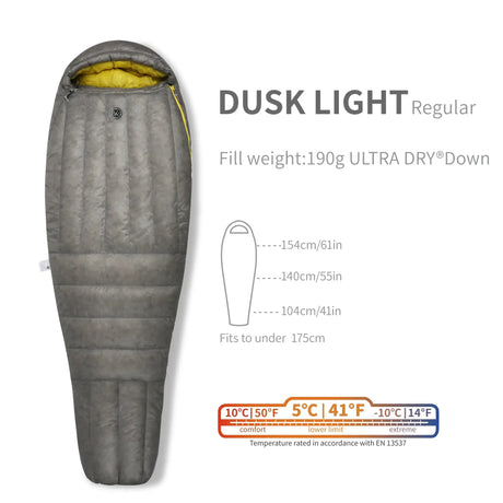 AEGISMAX Wind Hard Dusk Upgrade 7D Nylon DWR 800FP Ultra Dry Down Pro Ultralight Sleeping Bag Camping and Hiking for Men & Women - Lootquake
