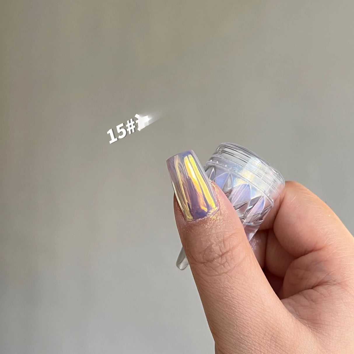 Moonlight Mirror Nails Powder Pearl White Nails Glitter Aurora Shining Pigment Chrome Dust Nail Art Supplies Decoration