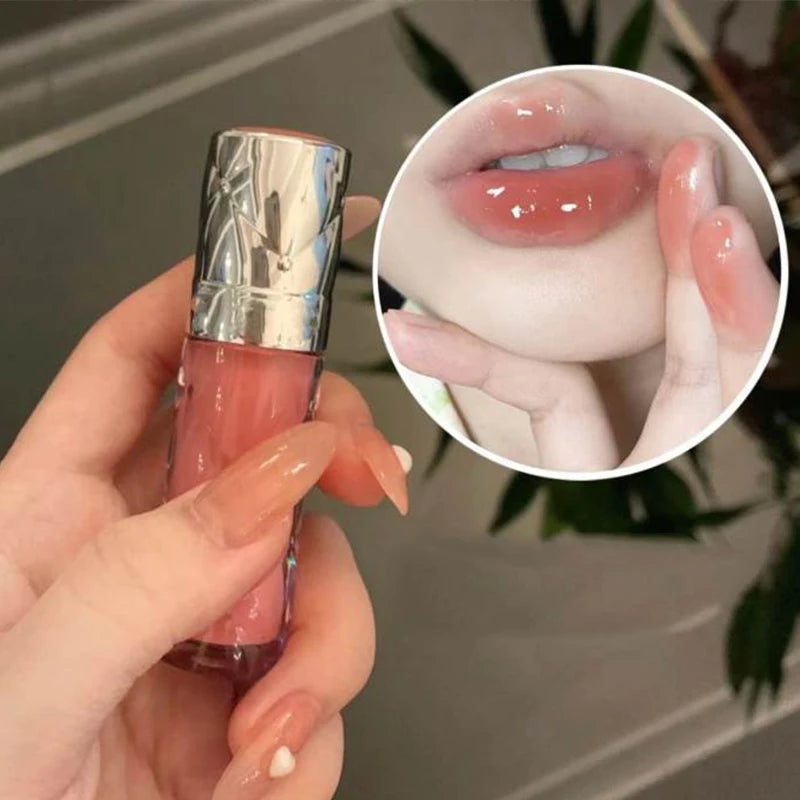 Glitter Lip Gloss Plumping Lips Glaze Mirror Flash Glossy Lipstick For Women Sexy Long Lasting Waterproof Diamond Lips Makeup