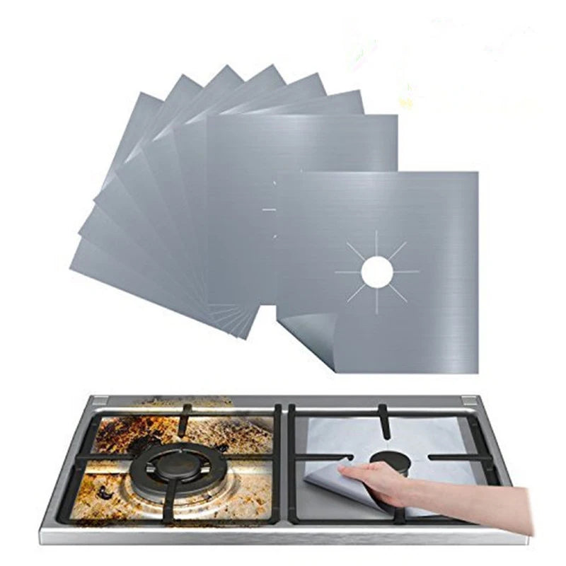 Cubiertas para quemadores de estufas de gas, tapete de limpieza, protector de estufa de gas, lavable, utensilios de cocina, cubierta para cocina
