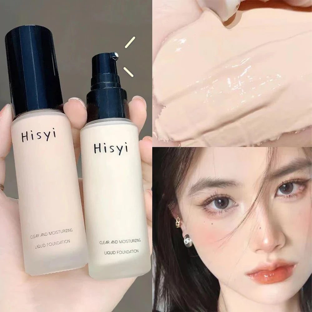 Base de maquillaje líquida de alta cobertura, corrector duradero, crema BB, resistente al agua, control de grasa, maquillaje facial, cosméticos