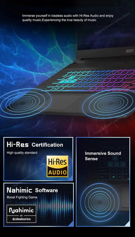 2024 MSI Katana A17 AI Laptop 17.3 Inch 2.5K QHD 240Hz IPS Screen Netbook AMD Ryzen R9-8945HS 16GB 1TB RTX4060 Gaming Notebook - Lootquake