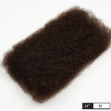 10"-22" Brazilian Remy Afro Kinky Bulk Human Hair for Braiding | 50g Natural Black Dreadlock & Twist Hair