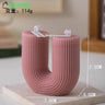 U Shaped Candle Scented Candles Ribbed Aesthetic Home Decorative Candles Smokeless Personalized Candles Guest Gift Lot