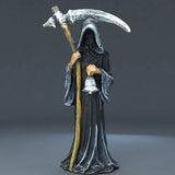 No one can escape, Death God, sacred Death God statue, religious decoration statue, Death God, sickle statue, altar