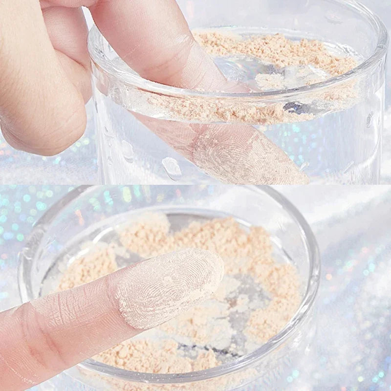 Polvos sueltos profesionales, control de aceite, antisudor, resistentes al agua, base mate, maquillaje de larga duración, translúcidos, polvos fijadores faciales.