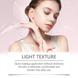 Base de maquillaje impecable EELHOE, resistente al agua, con brillo, control de grasa, cobertura total, maquillaje, cosméticos, iluminador, base facial, 20 g