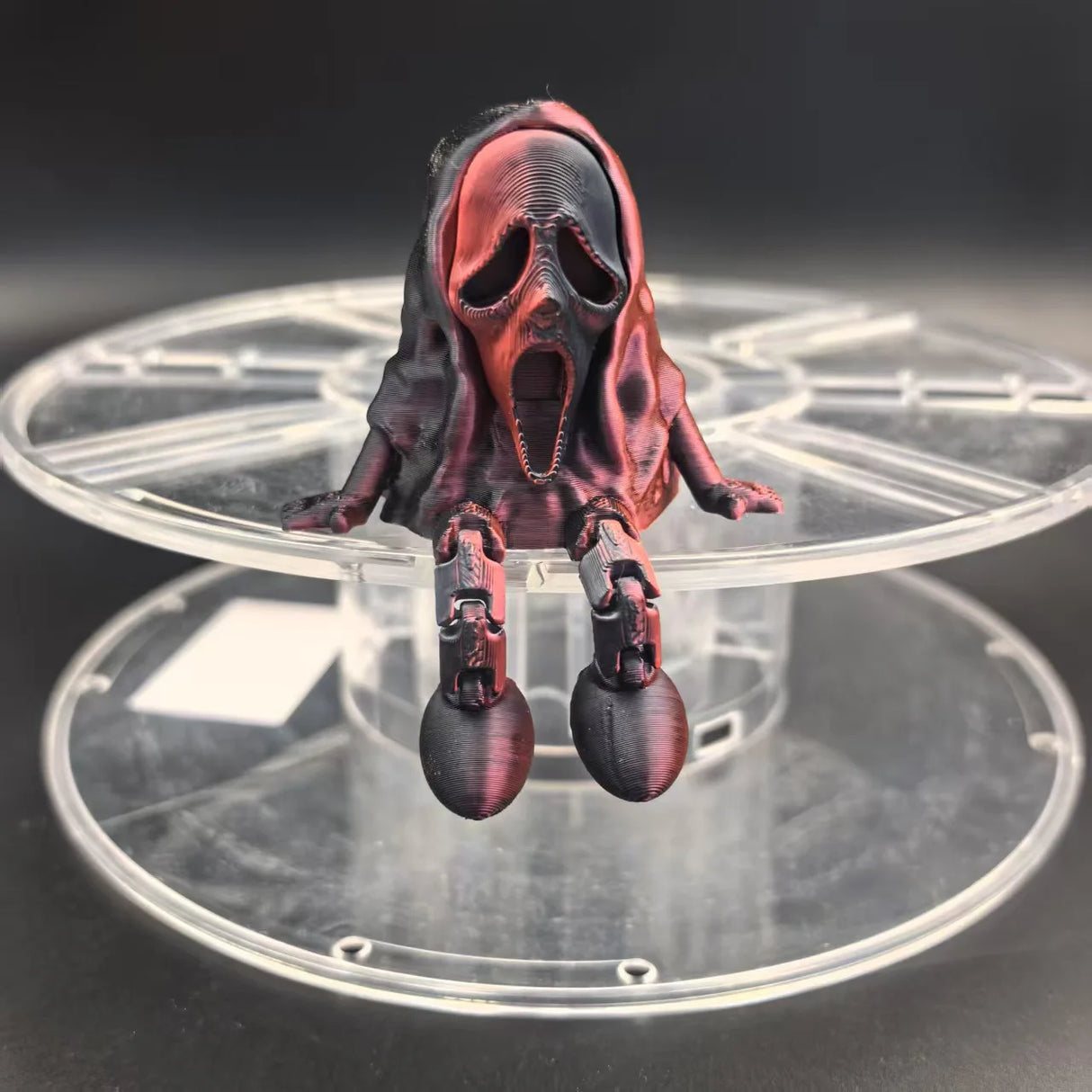 Halloween 3D Printed Ghost Figurines Fidget Toys Joint Movable Room Decor Car Decoration Desktop Decorations Gifts To Friends
