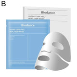 Comprimidos/ampollas de colágeno de algodón, mascarillas faciales con suero, reafirmantes, hidratantes y calmantes, almohadillas tónicas para el cuidado de la piel con biodanza.