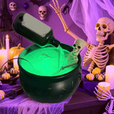 Halloween Black Witch Bowl Magic Float Bottle and Diffuser Horror House Decoration Hocus Party Scary Props Halloween Decor