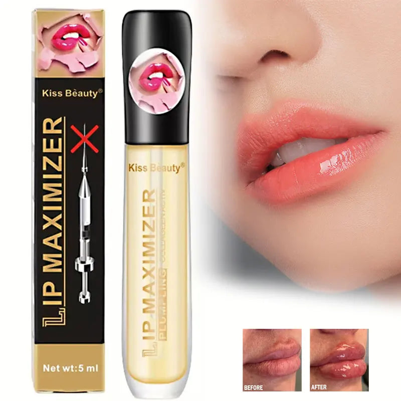 Brillant à lèvres transparent, huile repulpante, hydratante, réparatrice, réduit les ridules, éclaircit, sublime, sérum pour les lèvres, cosmétique