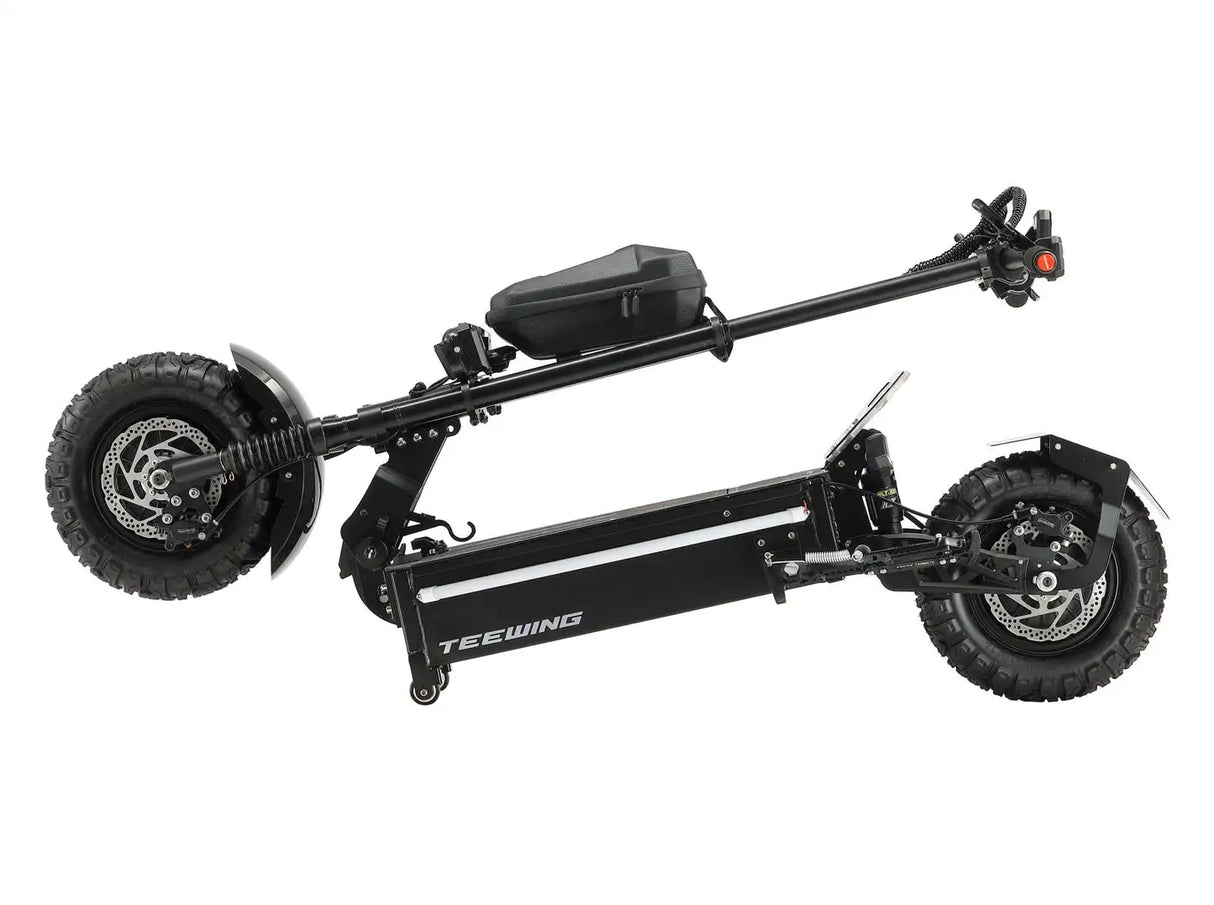Trottinette électrique adulte TEEWING Z4 Pro, moteur 8000W, 60V40AH pliable, pneus 13 Fat Tireh, trottinette électrique de montagne
