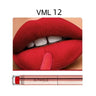 O.TWO.O 12 colores Lápiz labial mate aterciopelado de alta calidad Maquillaje de labios de larga duración Resistente al agua Fácil de usar Brillo labial líquido mate