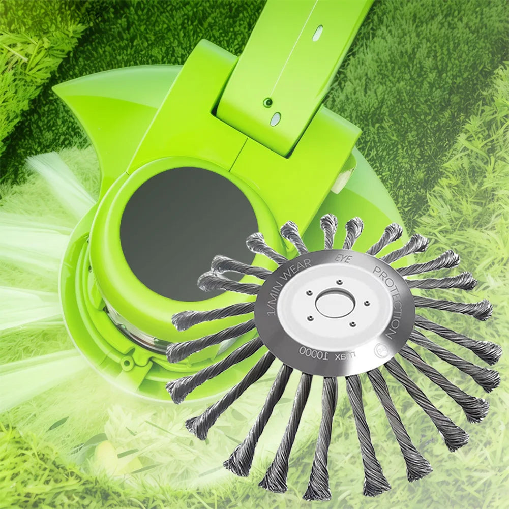 10/6/5/4 inch Steel Wire Trimming Head Lawn Mower Brush Cutter Accessories Garden Tool Universal Gasoline Brushhead Parts Tools
