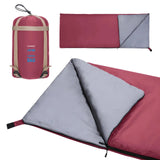 Saco de dormir portátil para exteriores Lixada de 190 x 75 cm, para acampar, viajar, senderismo, multifunción, ultraligero, 680 g, para mochileros.