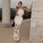 Fashion Hollow Out Halter Maxi Dress For Women 2024 Sexy Sleeveless Backless Long Dress Holiday Hook Flower Knitted Beach Robe - Lootquake
