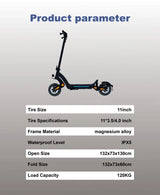 Trottinette électrique pliable pour adulte Drive Tron DT06, moteur 1200 W x 2, 60 V 23,4 Ah, trottinette électrique de montagne