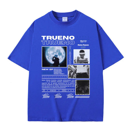 Rapper Trueno Graphic T Shirts Men's Hip Hop Fashion Vintage Tshirt Tops Short Sleeve Men Women Casual Cotton Oversized T-shirts - Lootquake