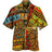 Colourful Bohemia African Graphic Shirts For Men Clothing Fashion Mens Short Sleeve Casual Y2k Lapel Blouse Summer Beach Tops - Lootquake