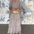 Women's Elegant Long Dress Fashion Round Neck Bat Sleeve Cake Dresses For Women Spring and summer Robe Looes Plus Size 4XL - Lootquake
