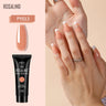 ROSALIND Poly Nail Gel Semi Permanent Acrylic Nail Art Hybrid Varnishes Poly Crystal  Nail Polish Top Base Coat Need UV/LED Lamp