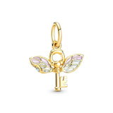 MINISO Charms de plata de ley 925 para pulseras originales de Harry Potter de 3 mm, colgantes para mujer, joyería DIY, regalos
