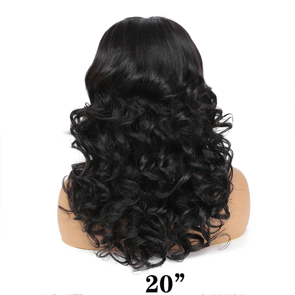 100% Indian Hair | Remy Wear and Go | Glueless | Human Hair | Pre Plucked | Pre Cut | Bouncy | Loose | Body Wave | Lace Front Wigs