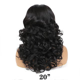 100% Indian Hair | Remy Wear and Go | Glueless | Human Hair | Pre Plucked | Pre Cut | Bouncy | Loose | Body Wave | Lace Front Wigs