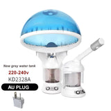 Vaporisateur vapeur pour le visage et les cheveux, humidificateur, brumisateur nano chaud, vaporisateur d'ozone pour le visage, hydratant pour les cheveux, appareil à vapeur pour salon à domicile