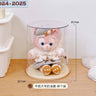 Labubu Pendant Display Box Rotating Transparent Labubu Doll  Storage Blind Box Storage Display Dustproof And Moisture-Proof