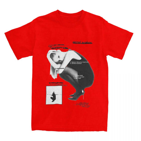 Mens T Shirt Ariana Grandes Eternal Sunshine Tracklist Album T-Shirts 2024 Music Tour Tee Shirt Casual Cotton Clothing Plus Size - Lootquake