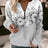 Women's Hoodies Women Fashion Floral Hoodies Flower Painting Sweatshirt Zip Up Hoodie Oversized Sudaderas Harajuku Coats Elegant - Lootquake