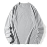 Men's Spring and Autumn New Long Sleeve T-shirt Simple and Fashionable Versatile Round Neck Underlay Top - Lootquake
