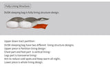 AEGISMAX Wind Hard Dusk Upgrade 7D Nylon DWR 800FP Ultra Dry Down Pro Ultralight Sleeping Bag Camping and Hiking for Men & Women - Lootquake