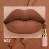Matte Lipstick, 18-Color, Long-Lasting, Non-Stick Cup, Fade-Resistant, Velvety Texture, Luxurious Hydrating Lip Makeup For All-D