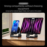 Bluetooth Speaker Adjustable Desktop Lazy Tablet Bracket Support Portable Wireless Speaker Phone Holder Stand with RGB Light
