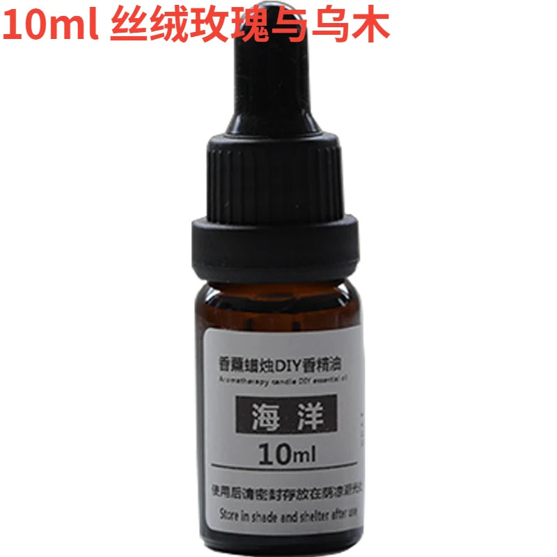 10ml Candle Scents Oil Soluble Essence DIY Aromatherapy Candle Essential Oil Handmade Soap Gypsum Expanded Fragrance Crystal
