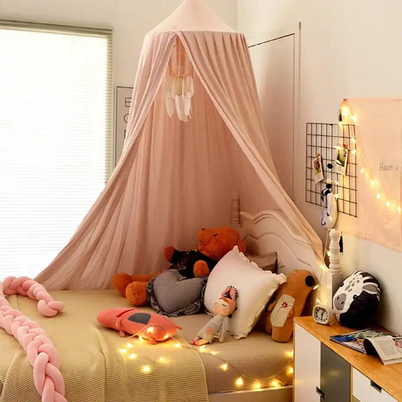 Kids Mosquito Net Baby Crib Curtain Hanging Tent Bed Decor Girl Princess Hanging Bed Canopy Living Corner Play Reading NookDecor - Lootquake