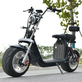 Trottinette électrique Citycoco, moteur puissant de 4 000 W, vitesse maximale de 60 à 70 km/h, batterie de 60 V 25 Ah, autonomie de 40 à 60 km, charge maximale de 250 kg.