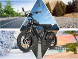 Electric bike 2000W Powerful Dual Motor 52V 40Ah Dual Battery Q20 Pro Ebike Motorcycle Mountain 20x4.0 Fat Tire Electric Bicycle