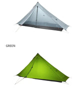 [HODR] 3F UL GEAR Lanshan 1 pro Tipi Tent Rodless Solo Ultralight 690g 20D Nylon Fabric Camping Season Tent Trekking Tents - Lootquake