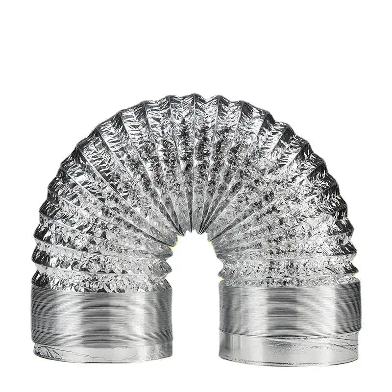 ∅150mm Double Layer Aluminum Foil Pipe Flexible Ventilation Duct for Kitchen Bathroom Extractor Dryer Fan Grow Tent 1.5m-6m - Lootquake