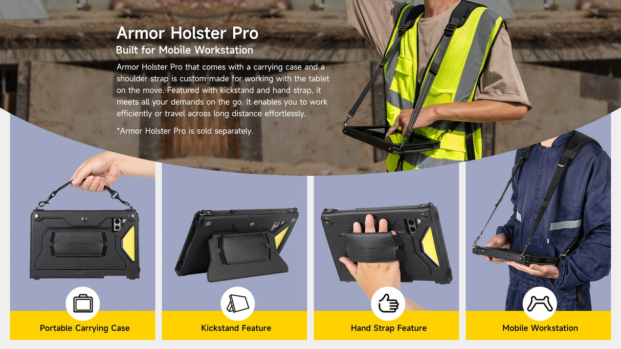 Tablette robuste Ulefone Armor Pad 4 Ultra 5G, écran 10,36 pouces, 2K, jusqu'à 16 Go de RAM, 256 Go de ROM, Android 14, 11 800 mAh