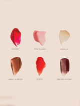 Summer Friday's Vanilla Beige Lip Balm Moisturizing Transparent Lipstick Set Lip Makeupv Smooth Soft Tube Mirror Lip Gloss