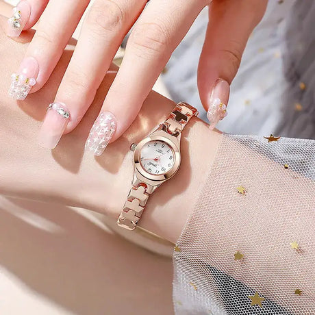 Elegant Women Watches Rose Gold Luxury Steel Strap Bracelet Ladies Wristwatches Female Watch Gifts Relogio Feminino Reloj Mujer - Lootquake
