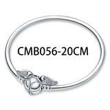 MINISO Charms de plata de ley 925 para pulseras originales de Harry Potter de 3 mm, colgantes para mujer, joyería DIY, regalos