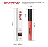 Lip Gloss Semi-Matte 8Colors Long-lasting Velvet Non-drying uitable for all skin moisturizing lipgloss plump lip brown Cosmetics