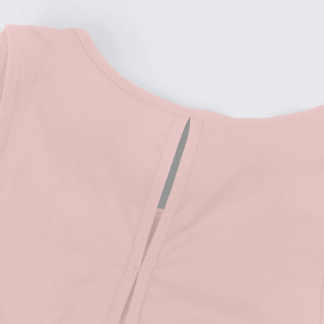 Women'S Solid Color Top Women'S Sports Suspender Top Women'S Fashion Hollow Back Sports Running Fitness Casual Hundred Yoga Top - Lootquake